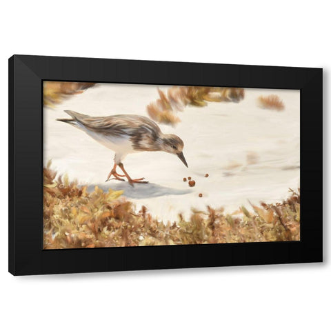 The Biggest One Black Modern Wood Framed Art Print by Murdock, Ramona