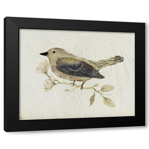 Bird Study No. 2 Black Modern Wood Framed Art Print with Double Matting by Murdock, Ramona