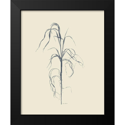 Dried Grasses VI Black Modern Wood Framed Art Print by Murdock, Ramona