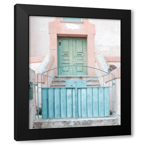 Salarno Italy Gateway Black Modern Wood Framed Art Print with Double Matting by Murdock, Ramona