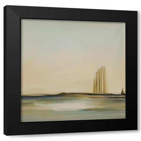 Desert Mirage No. 1 Black Modern Wood Framed Art Print by Murdock, Ramona