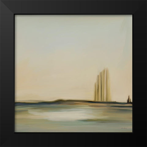 Desert Mirage No. 1 Black Modern Wood Framed Art Print by Murdock, Ramona