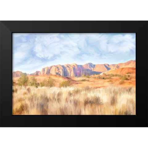 Snow Canyon I Black Modern Wood Framed Art Print by Murdock, Ramona