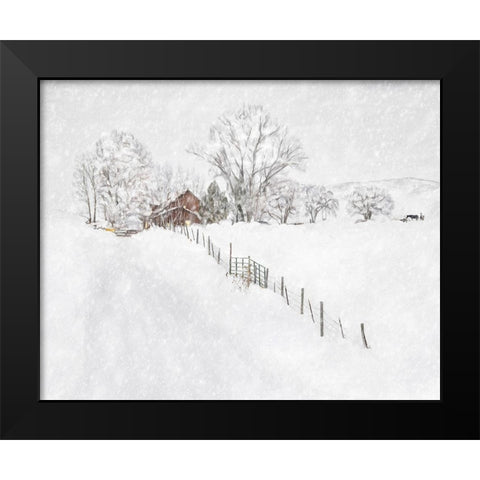 Winter Wonderland I Black Modern Wood Framed Art Print by Murdock, Ramona