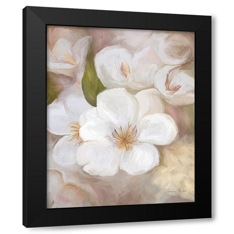 Tranquility White II Black Modern Wood Framed Art Print by Murdock, Ramona