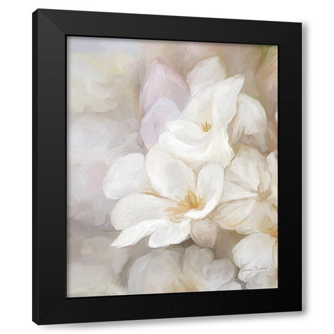 Tranquility White IV Black Modern Wood Framed Art Print with Double Matting by Murdock, Ramona