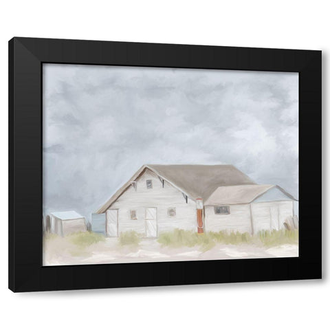 Grandpas Barn Black Modern Wood Framed Art Print by Murdock, Ramona