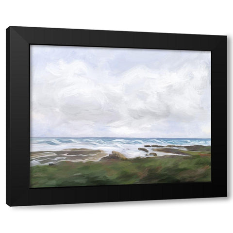 Estuary at Low Tide Black Modern Wood Framed Art Print with Double Matting by Murdock, Ramona