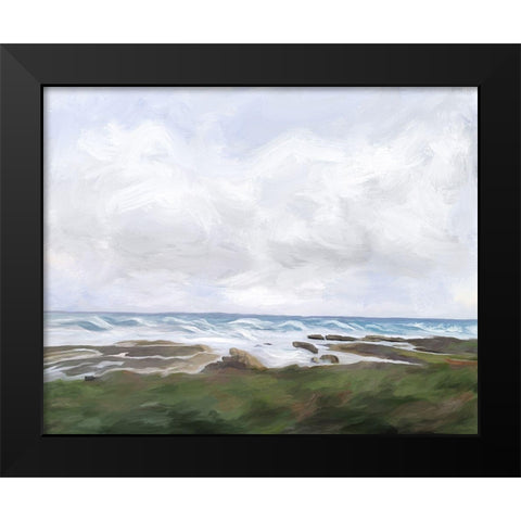 Estuary at Low Tide Black Modern Wood Framed Art Print by Murdock, Ramona