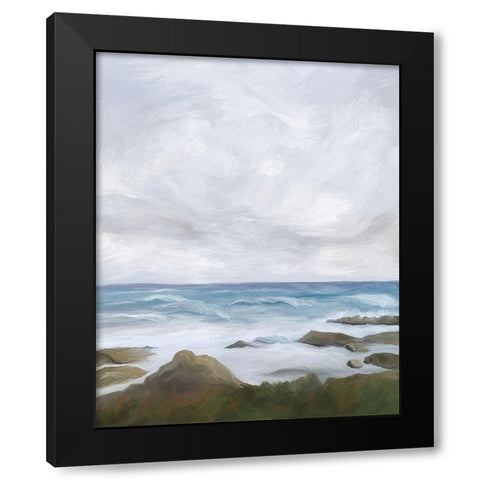 Estuary at Low Tide II Black Modern Wood Framed Art Print by Murdock, Ramona