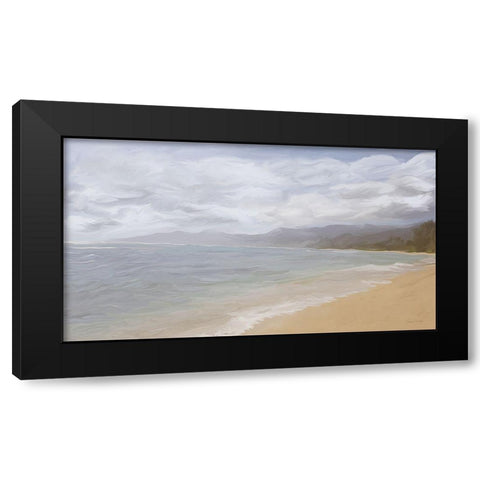 That Beach in Paradise Black Modern Wood Framed Art Print with Double Matting by Murdock, Ramona