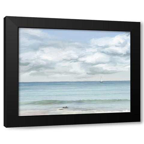 That Day in Paradise Black Modern Wood Framed Art Print by Murdock, Ramona