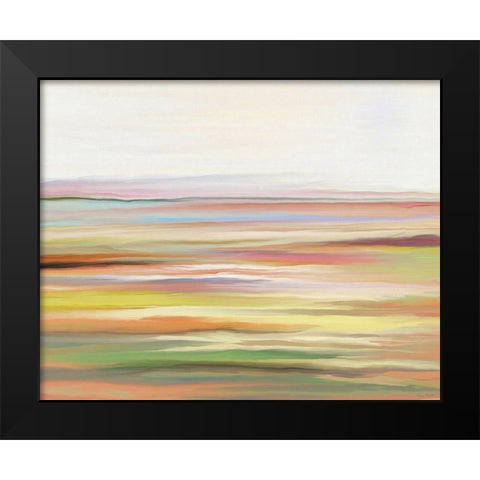 SubStrata III Black Modern Wood Framed Art Print by Murdock, Ramona