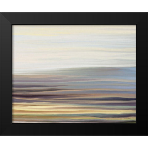 SubStrata II Black Modern Wood Framed Art Print by Murdock, Ramona