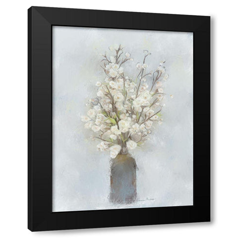 Spring Branches Black Modern Wood Framed Art Print with Double Matting by Murdock, Ramona
