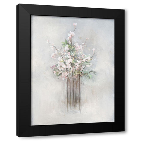 Spring Branches II Black Modern Wood Framed Art Print by Murdock, Ramona