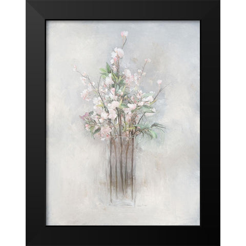 Spring Branches II Black Modern Wood Framed Art Print by Murdock, Ramona