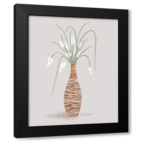 Solarium Plant II Black Modern Wood Framed Art Print by Murdock, Ramona