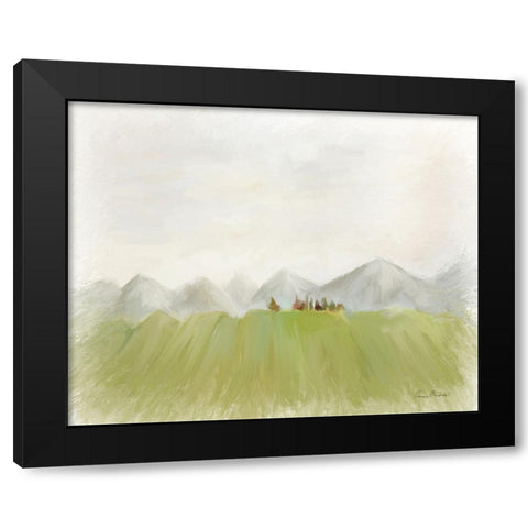 Hill Top Away Black Modern Wood Framed Art Print by Murdock, Ramona