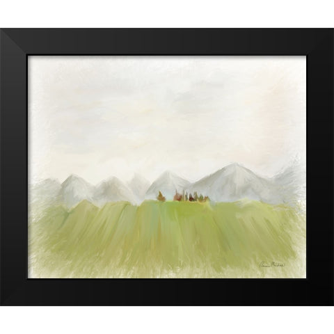 Hill Top Away Black Modern Wood Framed Art Print by Murdock, Ramona