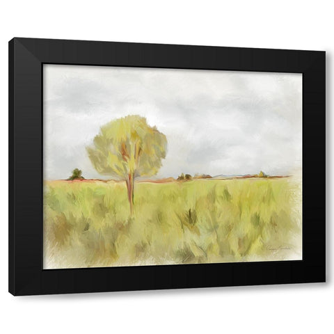 Lone Tree Black Modern Wood Framed Art Print by Murdock, Ramona