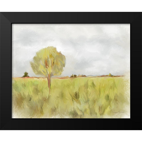 Lone Tree Black Modern Wood Framed Art Print by Murdock, Ramona