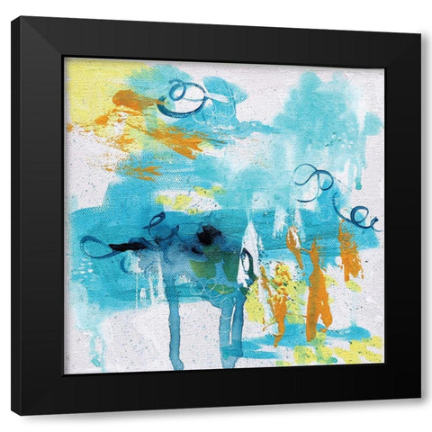 Knowledge Black Modern Wood Framed Art Print by Allemand, Sue