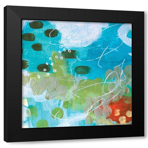 Superbloom I Black Modern Wood Framed Art Print by Allemand, Sue