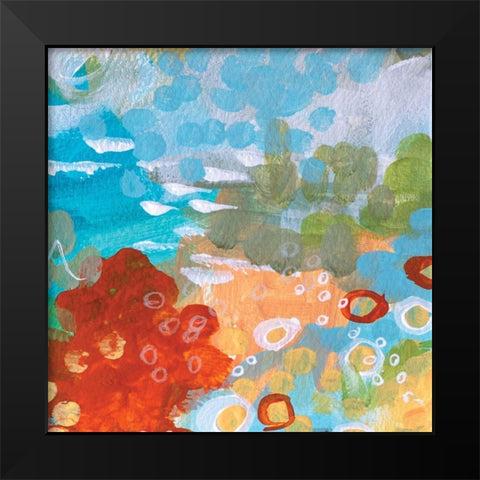 Superbloom II Black Modern Wood Framed Art Print by Allemand, Sue