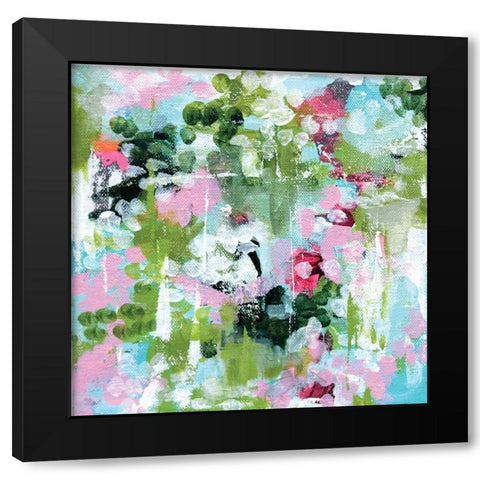 Meadowlands Black Modern Wood Framed Art Print with Double Matting by Allemand, Sue