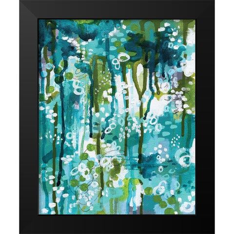 Forest for the Trees Black Modern Wood Framed Art Print by Allemand, Sue