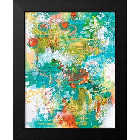 Dancing in the Sunlight Black Modern Wood Framed Art Print by Allemand, Sue