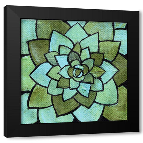 Natures Perfection Black Modern Wood Framed Art Print by Allemand, Sue