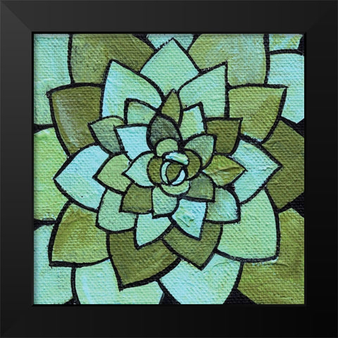 Natures Perfection Black Modern Wood Framed Art Print by Allemand, Sue