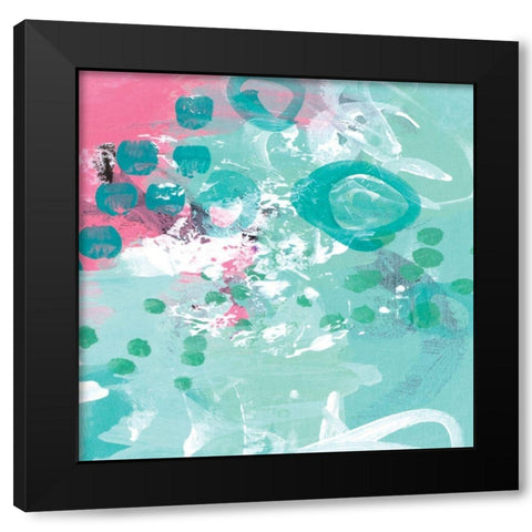 Such Fun II Black Modern Wood Framed Art Print by Allemand, Sue