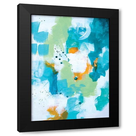 A Lovely Moment Black Modern Wood Framed Art Print by Allemand, Sue