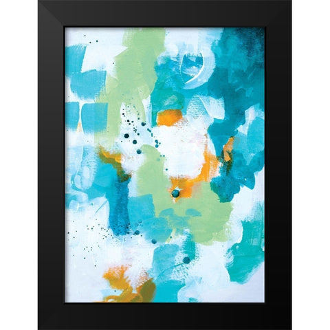 A Lovely Moment Black Modern Wood Framed Art Print by Allemand, Sue