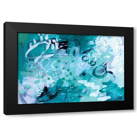 High Tide Black Modern Wood Framed Art Print with Double Matting by Allemand, Sue