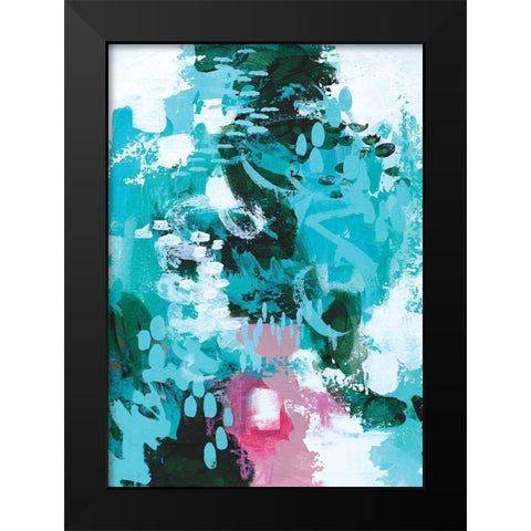 Beyond the Trees I Black Modern Wood Framed Art Print by Allemand, Sue