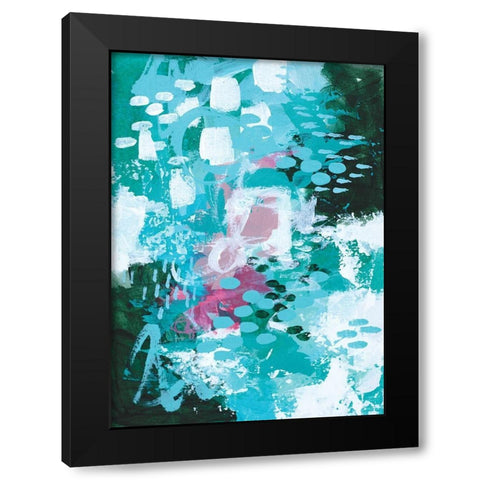 Beyond the Trees III Black Modern Wood Framed Art Print by Allemand, Sue