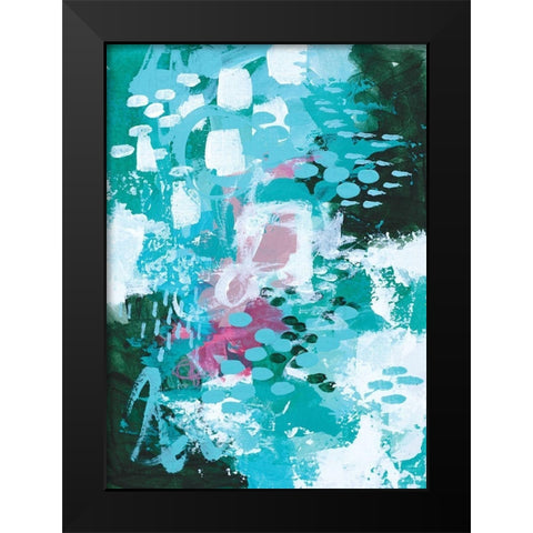 Beyond the Trees III Black Modern Wood Framed Art Print by Allemand, Sue