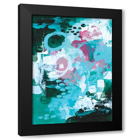 Beyond the Trees IV Black Modern Wood Framed Art Print by Allemand, Sue