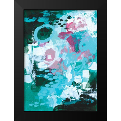 Beyond the Trees IV Black Modern Wood Framed Art Print by Allemand, Sue