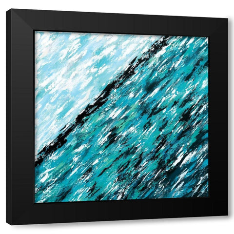 New Ocean Black Modern Wood Framed Art Print by Allemand, Sue