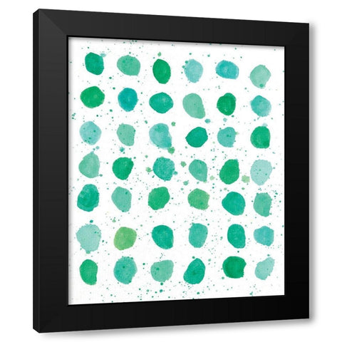 Seaglass I Black Modern Wood Framed Art Print with Double Matting by Allemand, Sue