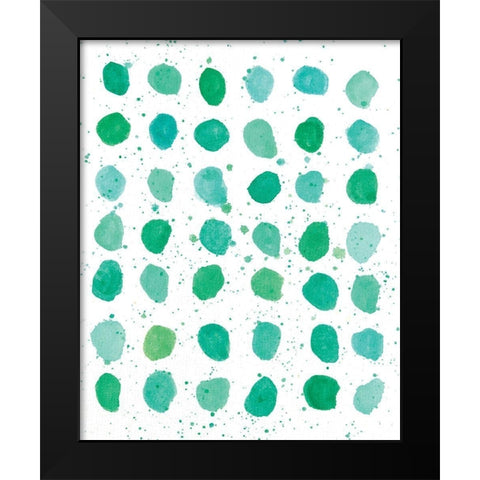 Seaglass I Black Modern Wood Framed Art Print by Allemand, Sue