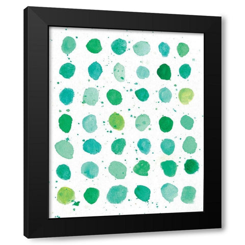 Seaglass II Black Modern Wood Framed Art Print with Double Matting by Allemand, Sue