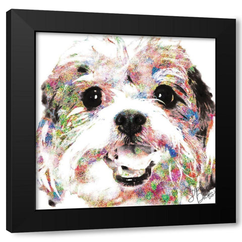 Cookie Black Modern Wood Framed Art Print by Dicks, Stephanie