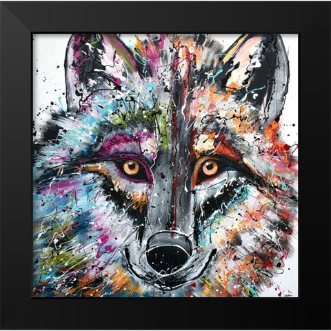 Alessia Black Modern Wood Framed Art Print by Seeley, Jenn