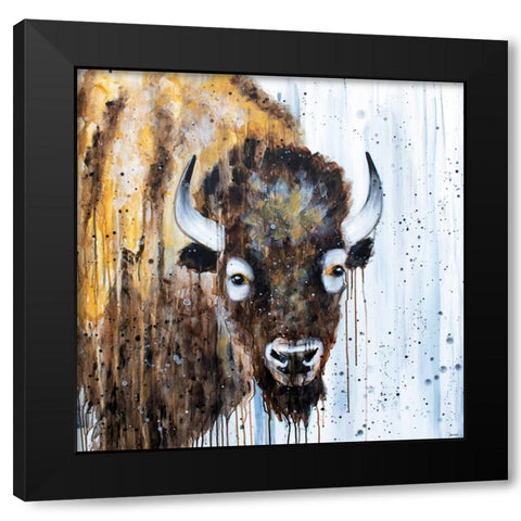 Wanderer Black Modern Wood Framed Art Print with Double Matting by Seeley, Jenn